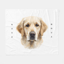 Chien Golden Retriever à l'aquarelle douce