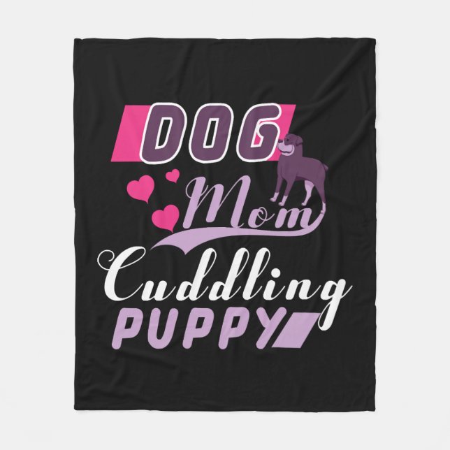 Couverture Polaire Chien Maman Cuddin Chien (Devant)