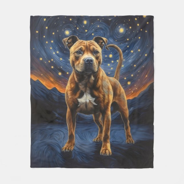 Couverture Polaire Chien robuste Artsy (Devant)