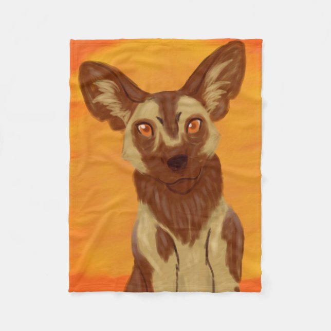 Couverture Polaire Chien sauvage africain (Devant)