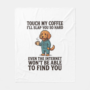 Couverture Polaire Chien Sheltie Vintage J'adore Mon Bruiser Design R