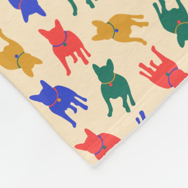 Couverture Polaire Chiens (Coin)