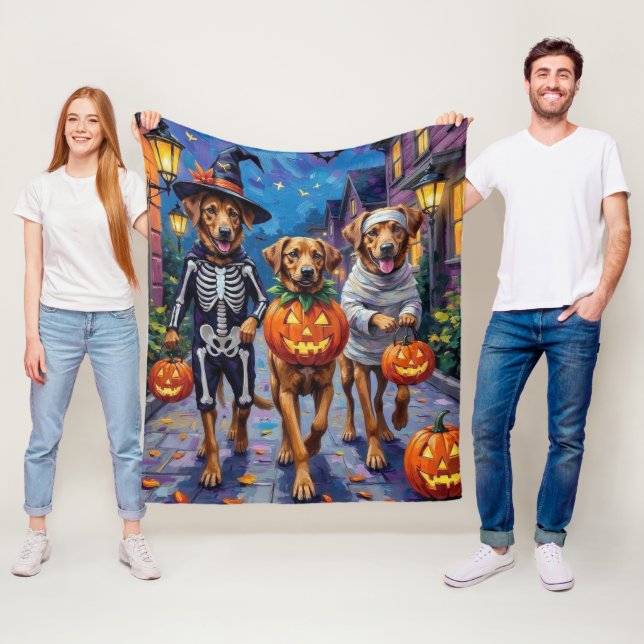 Couverture Polaire Chiens de berger anatoliens Costumes d'Halloween (En situation)