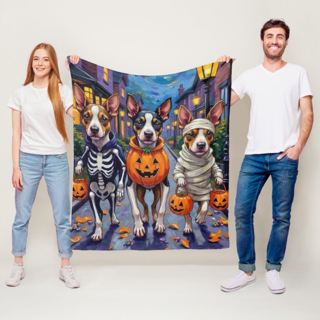 Couverture Polaire Chiens de Chesapeake Bay Terrier Costumes d'Hallow (En situation)
