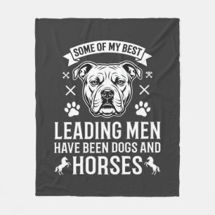 Couverture Polaire Chiens et chevaux menant les hommes