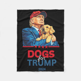 Couverture Polaire Chiens pour Trump Trump