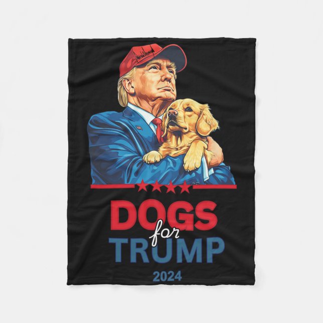 Couverture Polaire Chiens pour Trump Trump  (Devant)