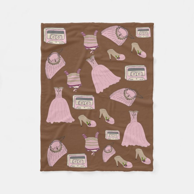COUVERTURE POLAIRE CHIFFRES DE FILLES (Devant)