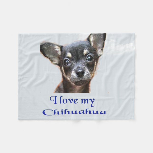 Couverture Polaire Chihuahua (Devant (Horizontal))