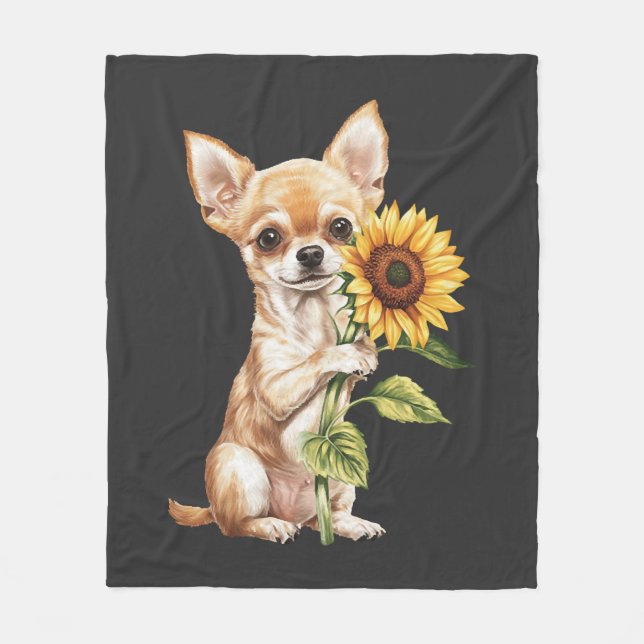 Couverture Polaire Chihuahua   (Devant)