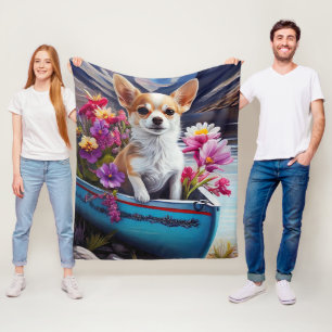 Couverture Polaire Chihuahua à la pagaie : une aventure Pittoresque