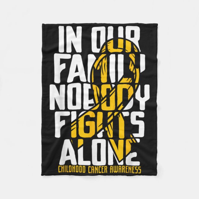 Couverture Polaire Childhood Cancer Suprt Family Childhood Cancer A  (Devant)