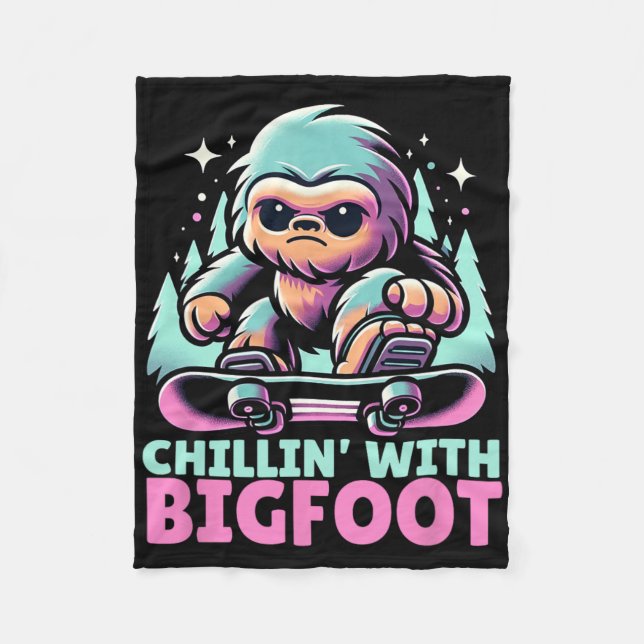 Couverture Polaire Chillin' Avec Bigfoot Alpine Sports D'Hiver Snowbo (Devant)