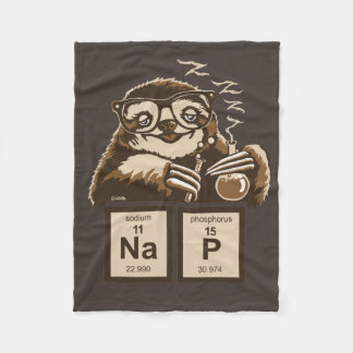 Couverture Polaire Chimie paresseux découvert nap