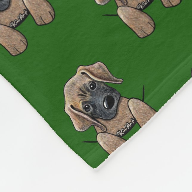 Couverture Polaire Chiot Mastiff KiniArt (Coin)