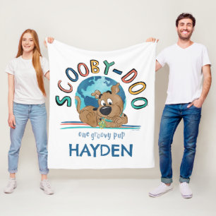 Couverture Polaire Chiot Scooby-Doo "One Super Pup"