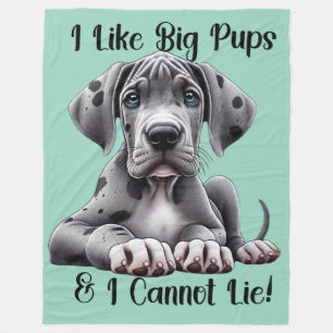 Couverture Polaire Chiots Danois