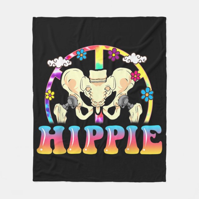 Couverture Polaire Chirurgie mixte de remplacement de hanche hippie a (Devant)