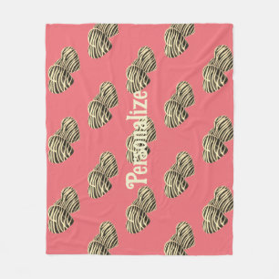 Couverture Polaire Chocolat bonbon coeur romantique rose mignon amour