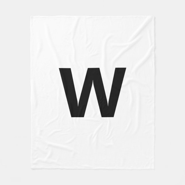 Couverture Polaire Choisir une lettre | Police : Ouvrir Sans Condensé (Devant)