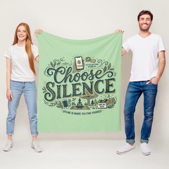 Couverture Polaire Choisissez le Silence (En situation)