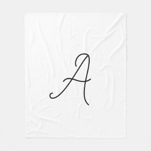Couverture Polaire Choisissez votre propre lettre Style de police :