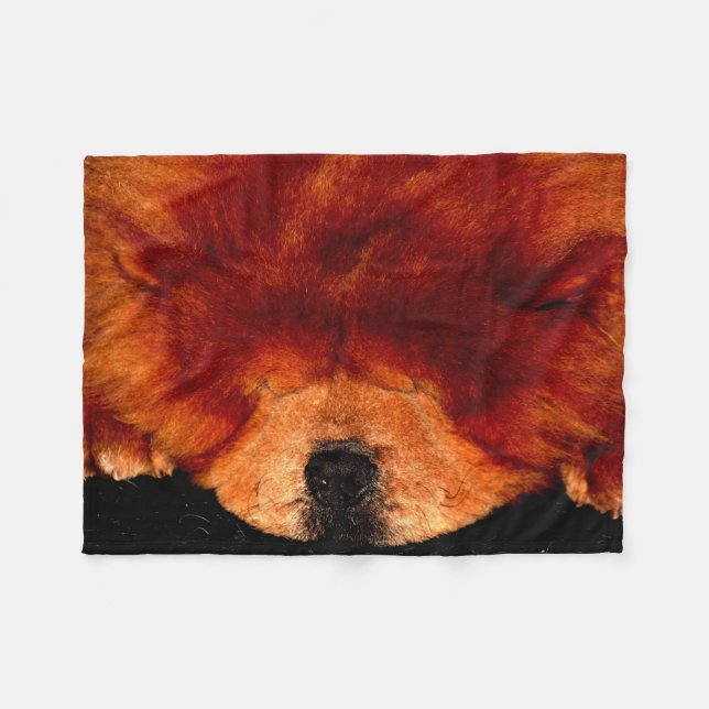 Couverture Polaire Chow Chow Chow à coucher fbcna (Devant (Horizontal))