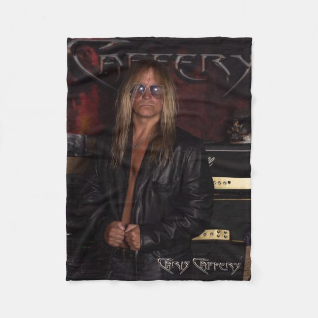 Couverture Polaire Chris Caffery SDS Fleece Blanche (Devant)
