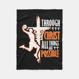 Couverture Polaire Christian Baseball Jésus-Christ Baseball Religieux