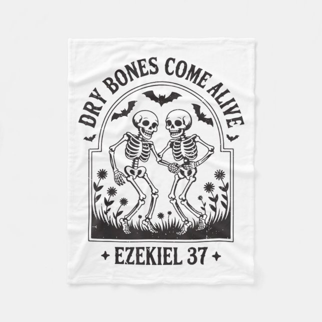Couverture Polaire Christian Halloween Dry Bones Come Alive Funny Jes (Devant)