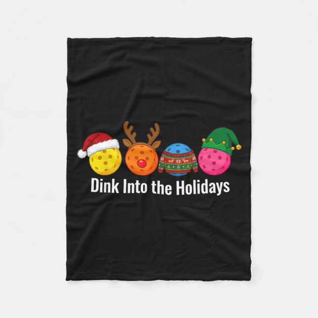 Couverture Polaire Christmas Ckleball Santa Reindeer Elf Ugly Xmas Sw (Devant)