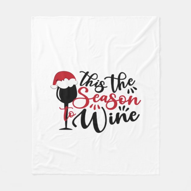 Couverture Polaire Christmas Lines Abstract Merchandise (Devant)