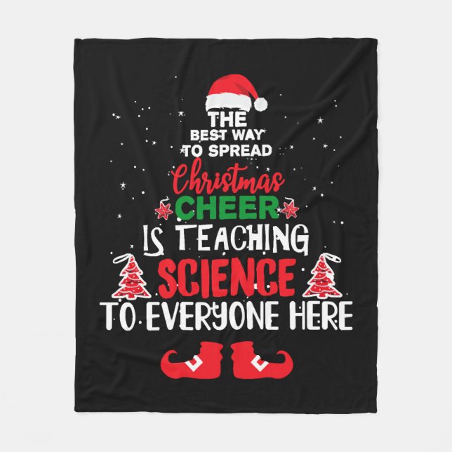 Couverture Polaire Christmas Science Teachers , Funny Teachers (Devant)