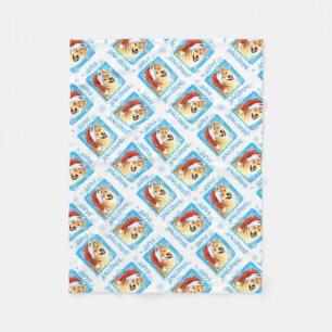 Couverture Polaire Christmas Shiba Inu