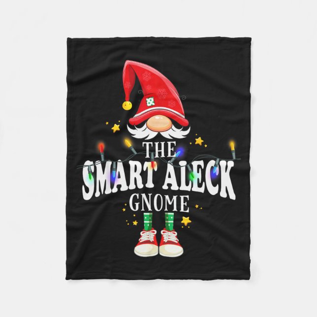 Couverture Polaire Christmas The Smart Aleck Gnome X-mas Matching Pjs (Devant)