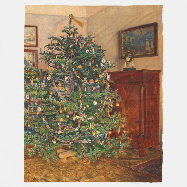 Couverture Polaire Christmas Tree C Müller Weihnachtsbaum 1914 (Devant)
