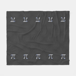 Couverture Polaire Chrome Comme Symbole Pi Charbon Fibre de Carbone I