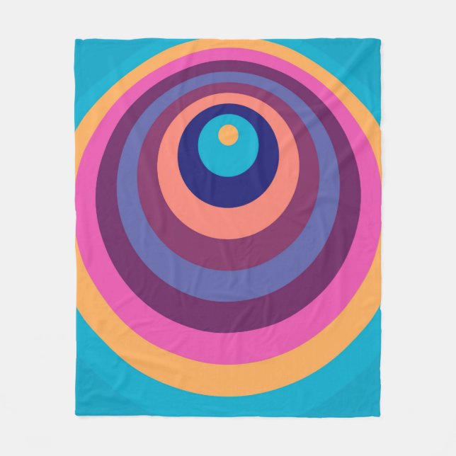 Couverture Polaire Chromful Funky Stripes Modern Geometric (Devant)