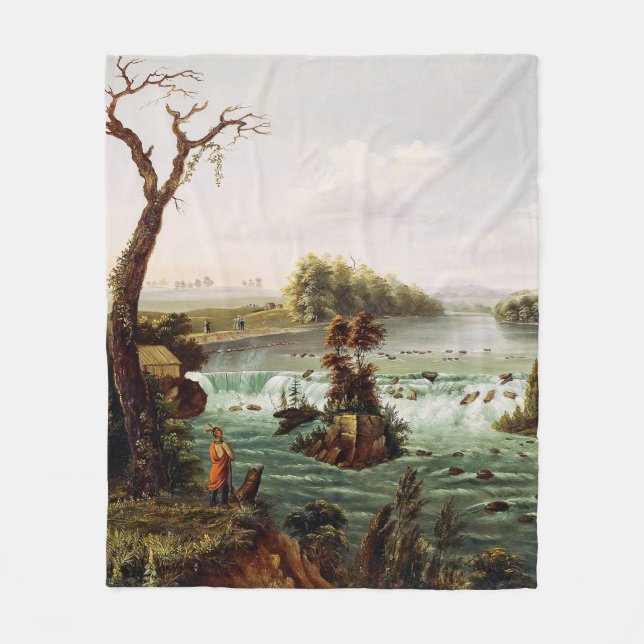 Couverture Polaire Chutes de Saint-Anthony par Henry Lewis (Devant)