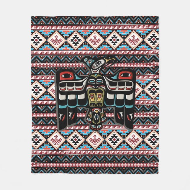 Couverture Polaire Ciel céleste (Devant)