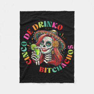 Couverture Polaire Cinco De Mayo Funny Parti Mexicain Cinco De Drinko