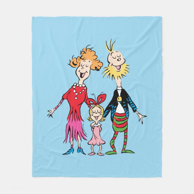 Couverture Polaire Cindy Lou Who's Family Portrait (Devant)