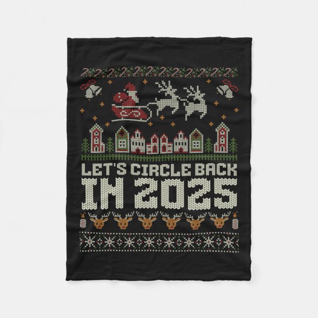 Couverture Polaire Circle Ck en 2025 Noël (Devant)