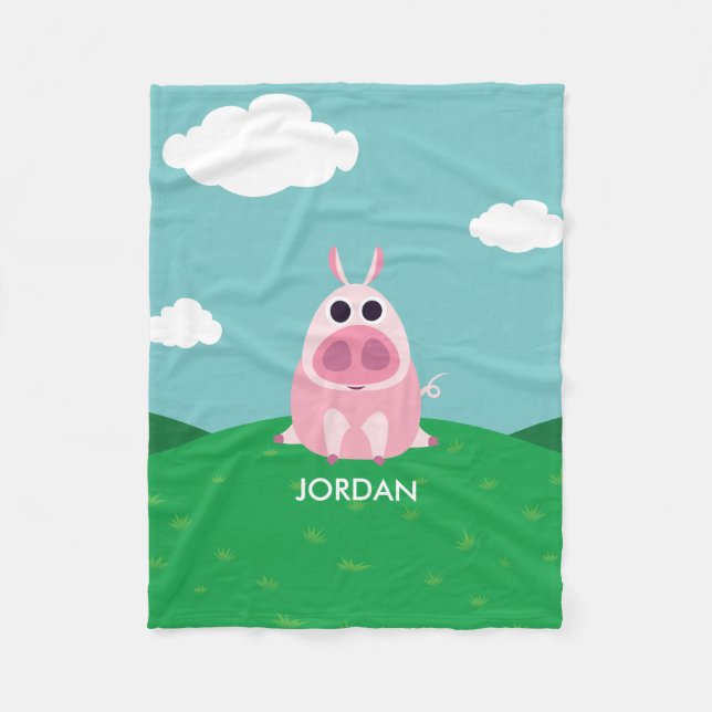 Couverture Polaire Circonspect le porc (Devant)