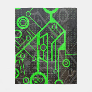 Couverture Polaire Circuit vert