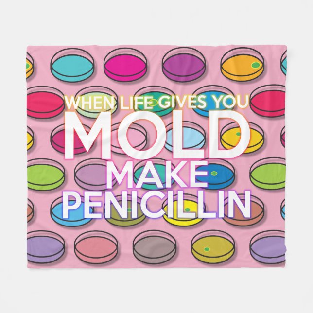 Couverture Polaire Citation cool drôle couleur moderne science (Devant (Horizontal))