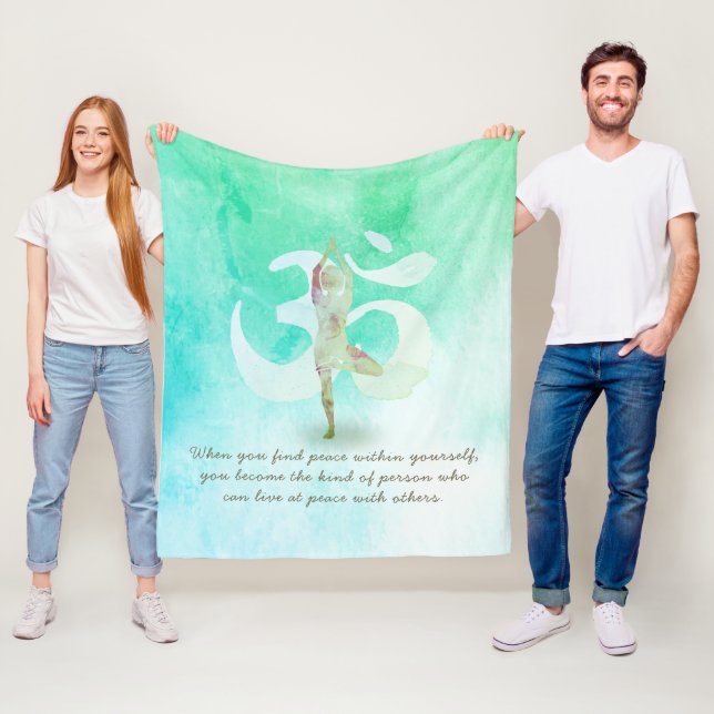 Couverture Polaire Citation de l'arbre de méditation de l'instructeur (En situation)