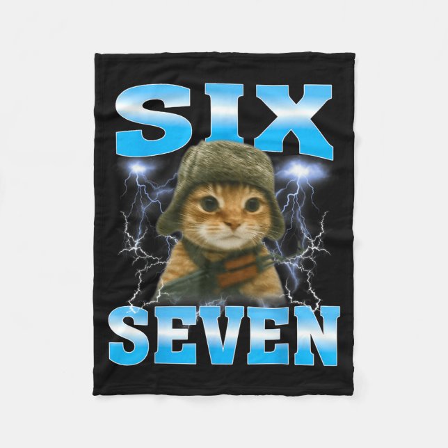 Couverture Polaire Citation drôle 67 Chat Mal au ventre Survivant Mèm (Devant)