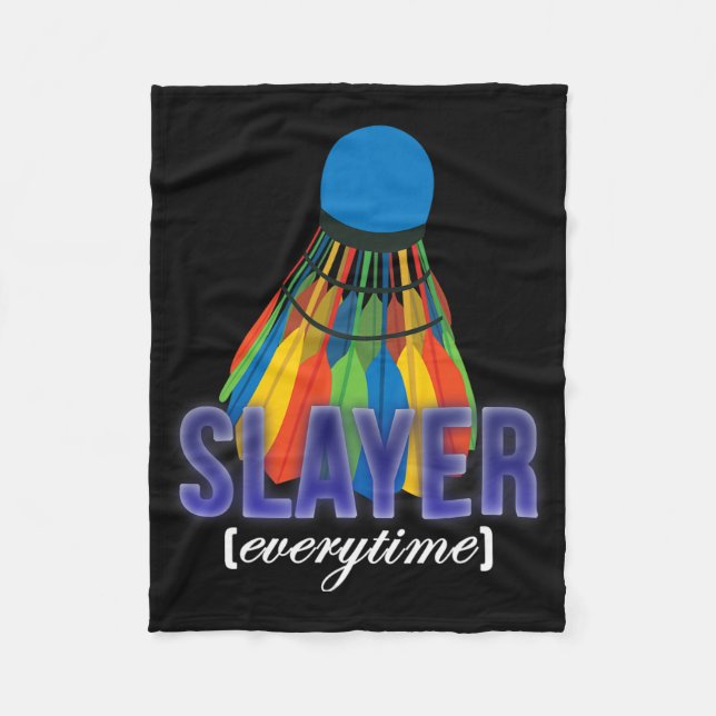 Couverture Polaire Citation du joueur de badminton (Devant)