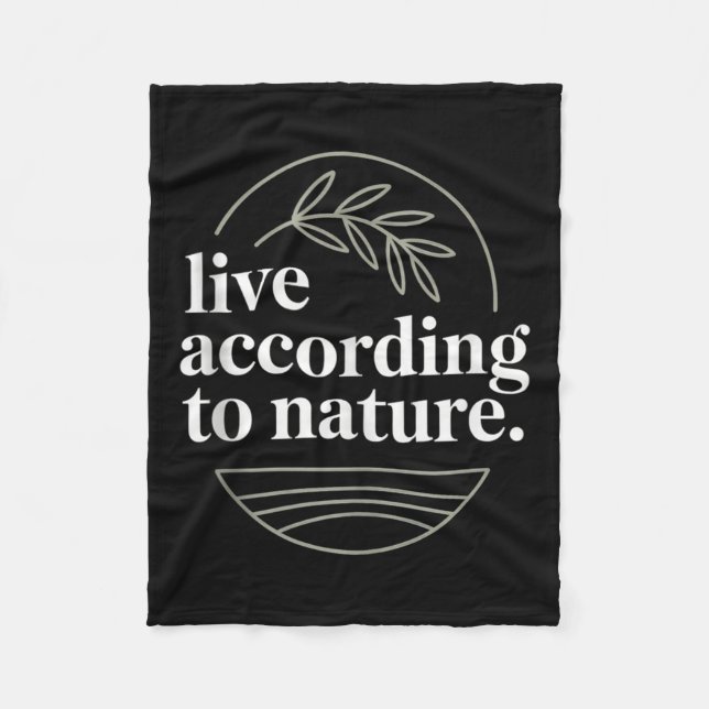 Couverture Polaire Citation du philosophe stoïque Motivation stoïcism (Devant)